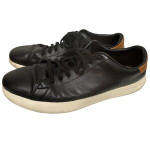 Cole Haan Grandpro Tennis Fashion Mens Sneaker Black/British Tan C23877